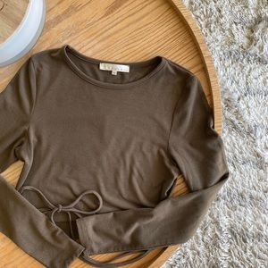 Monk & Lou Nia tie back top